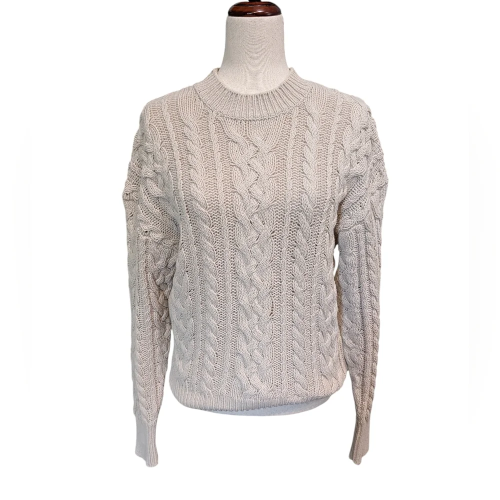 Reformation Sam Oversized Cable Knit Sweater - Picture 2 of 13